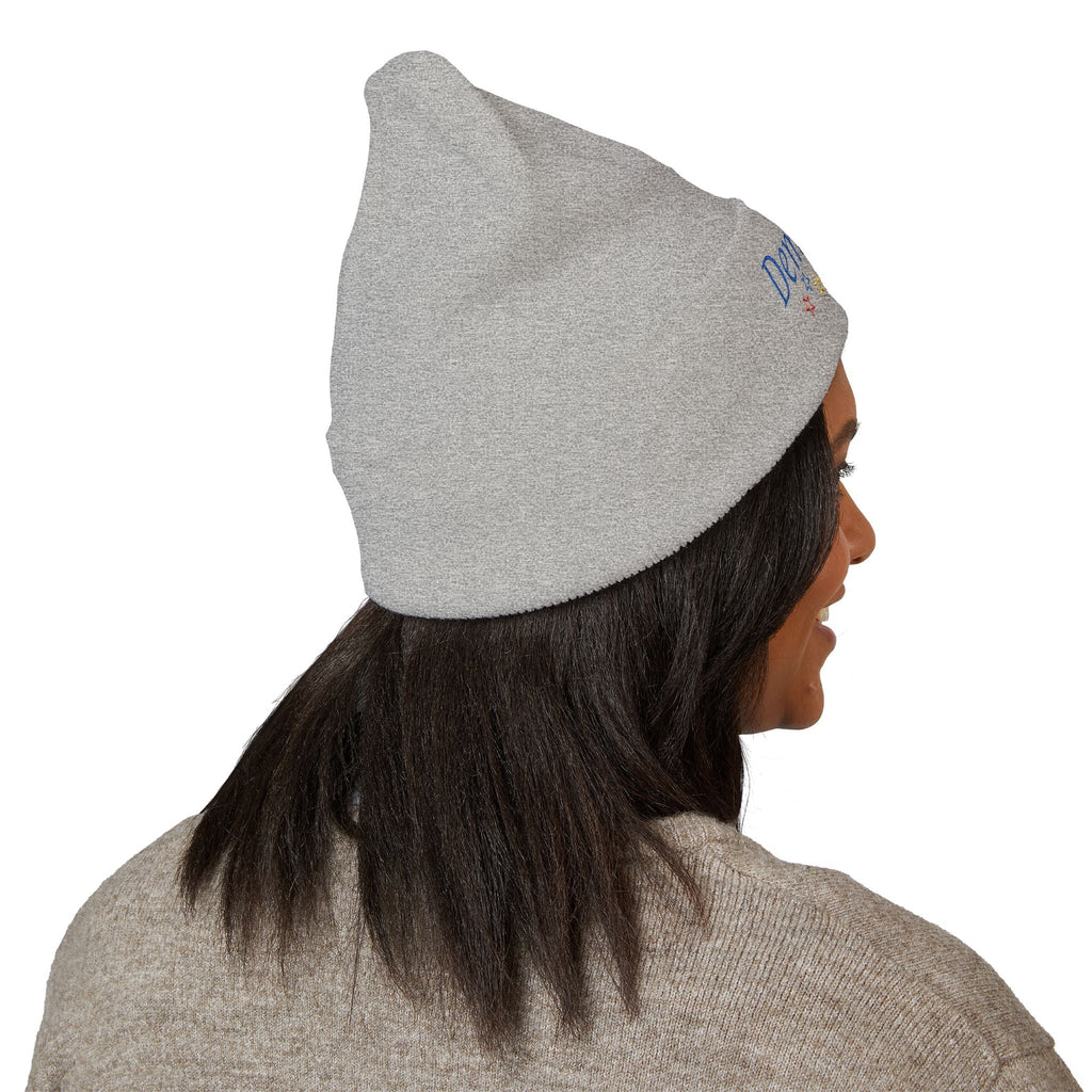 Democrazy Cuffed Beanie – Political Satire Knit Hat - Hats, Beanie - EpiAl's Shop
