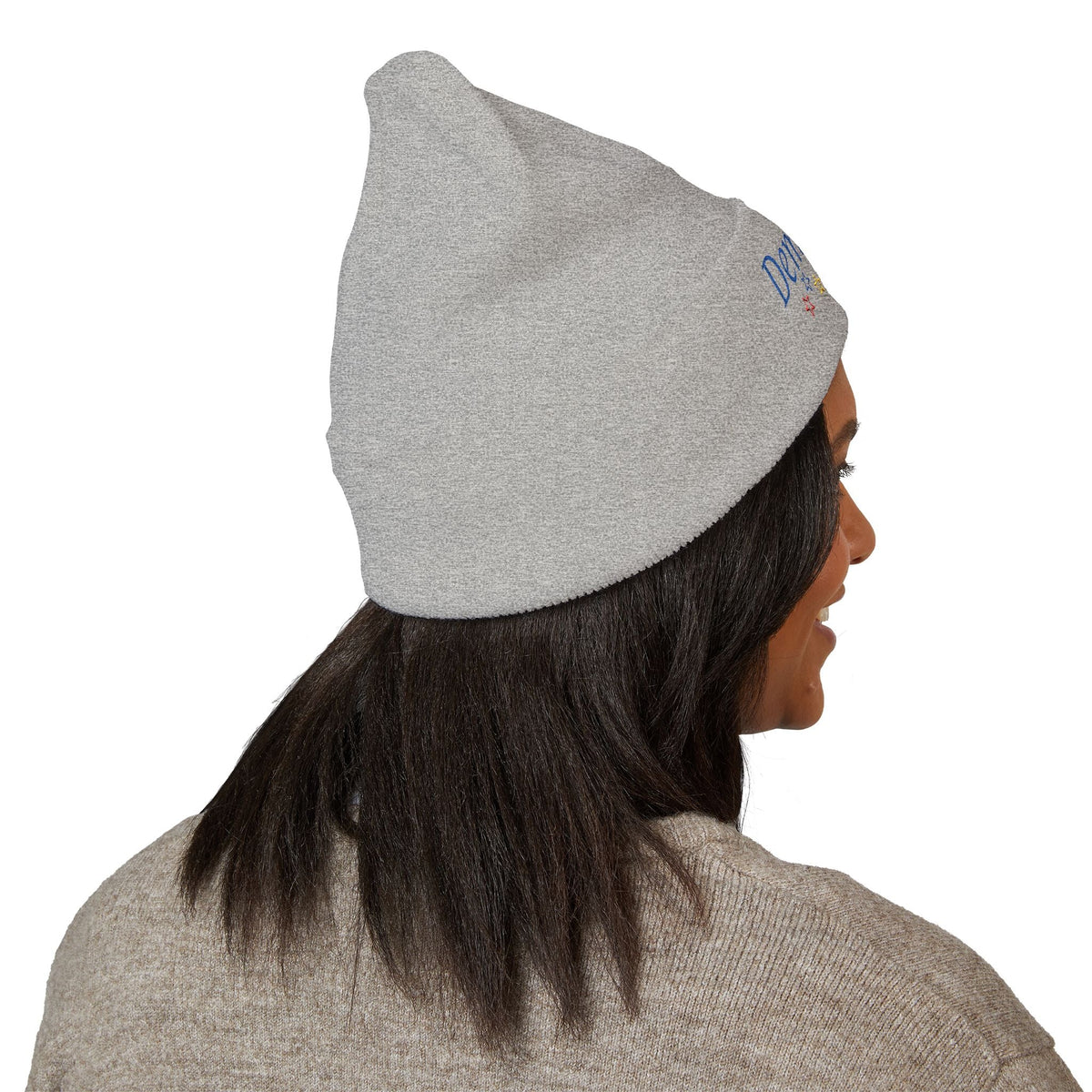Democrazy Cuffed Beanie – Political Satire Knit Hat - Hats, Beanie - EpiAl's Shop