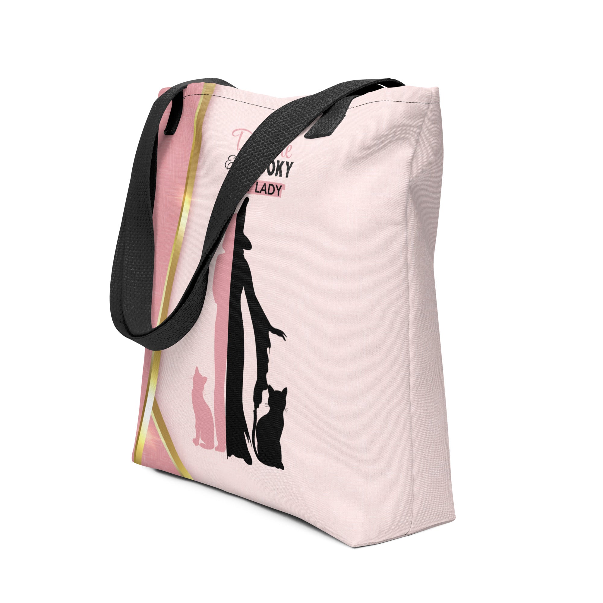 Demure & Spooky Cat Lady Tote Bag - Bags - EpiAl's Shop