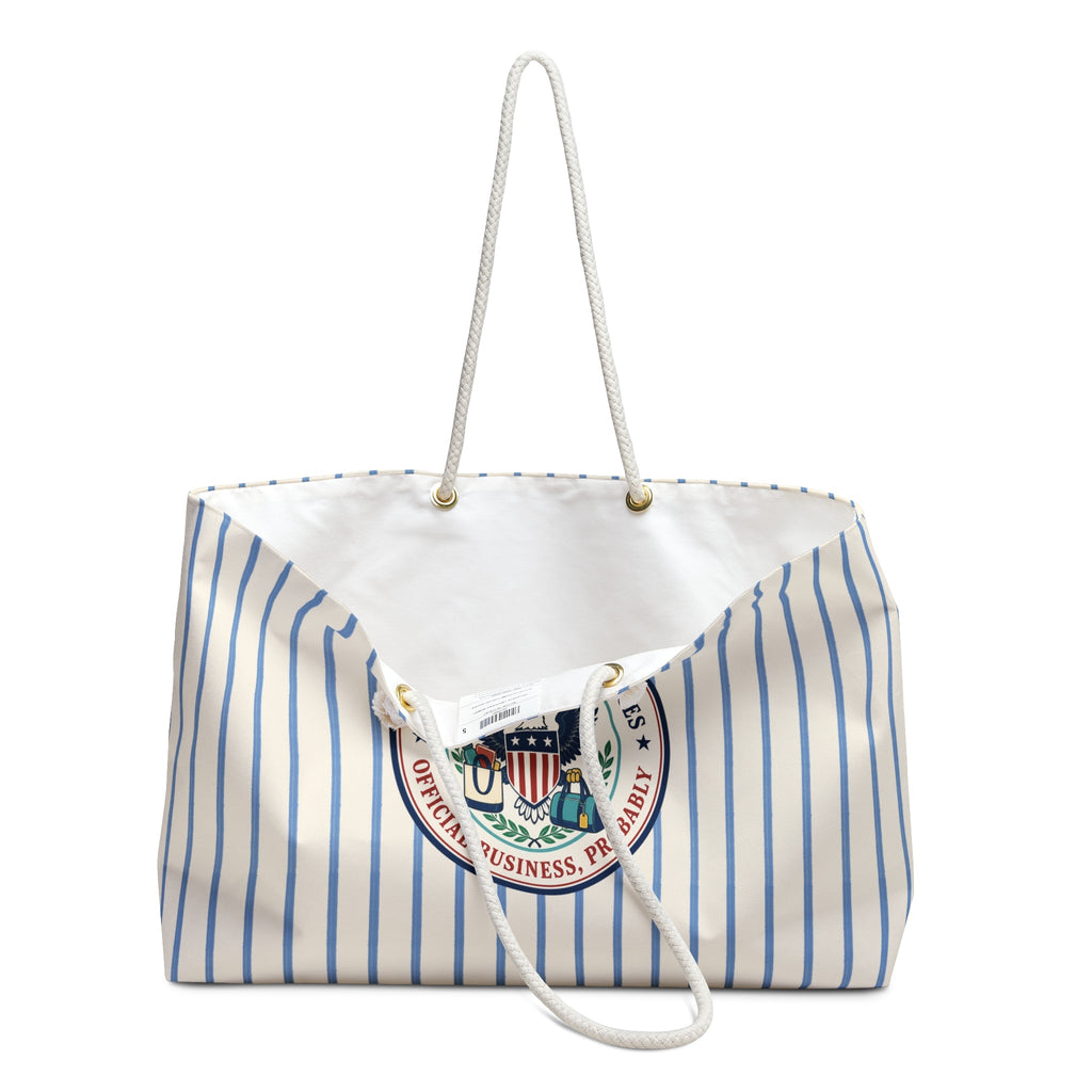 Department of Bringing Stuff Places Weekender Bag | Coastal Travel Tote - Bags, Weekender - EpiAl's Shop