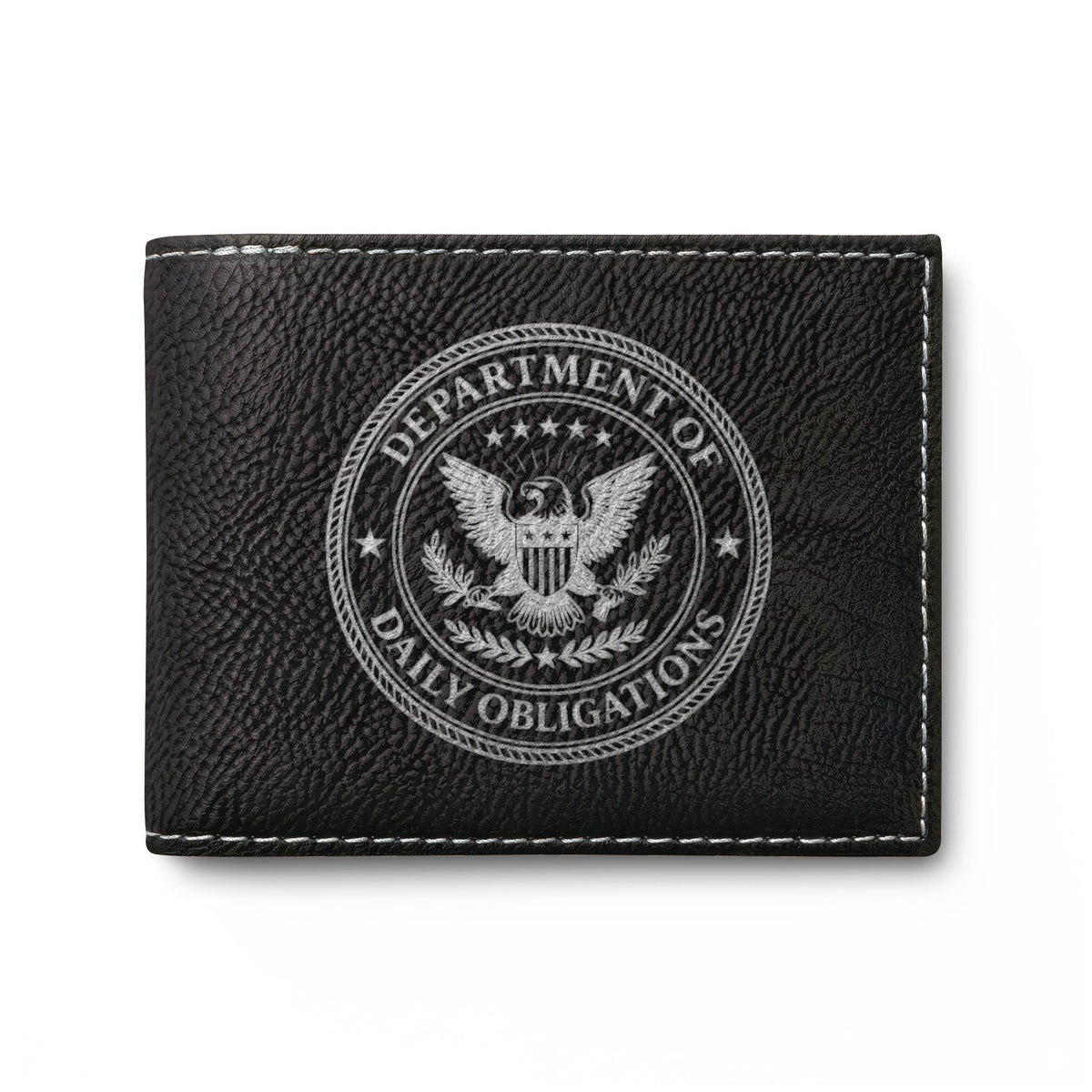 Department of Daily Obligations RFID Wallet | Operating Under Minimal Enthusiasm Bifold Wallet - Bags, Wallets - EpiAl's Shop