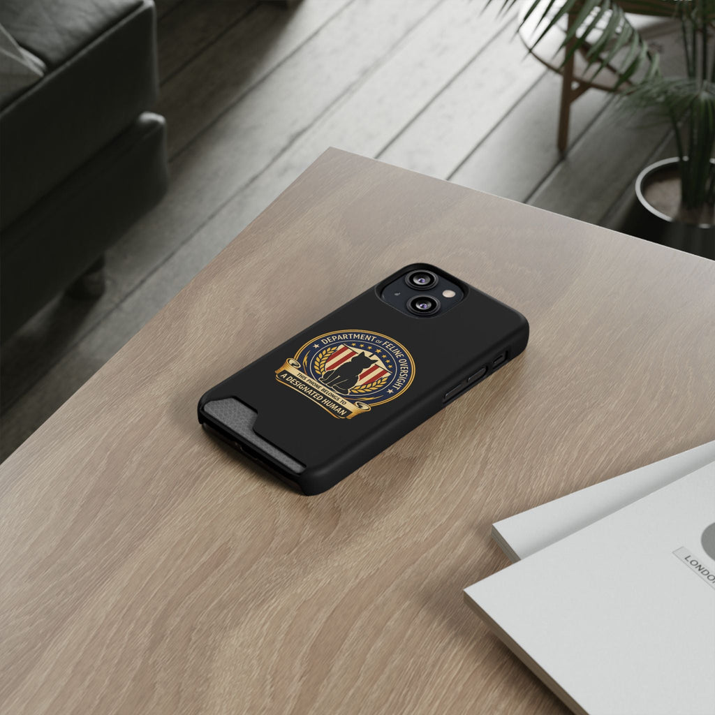 Department of Feline Oversight MagSafe iPhone Case — Designated Human Edition - Cases, Phone - EpiAl's Shop