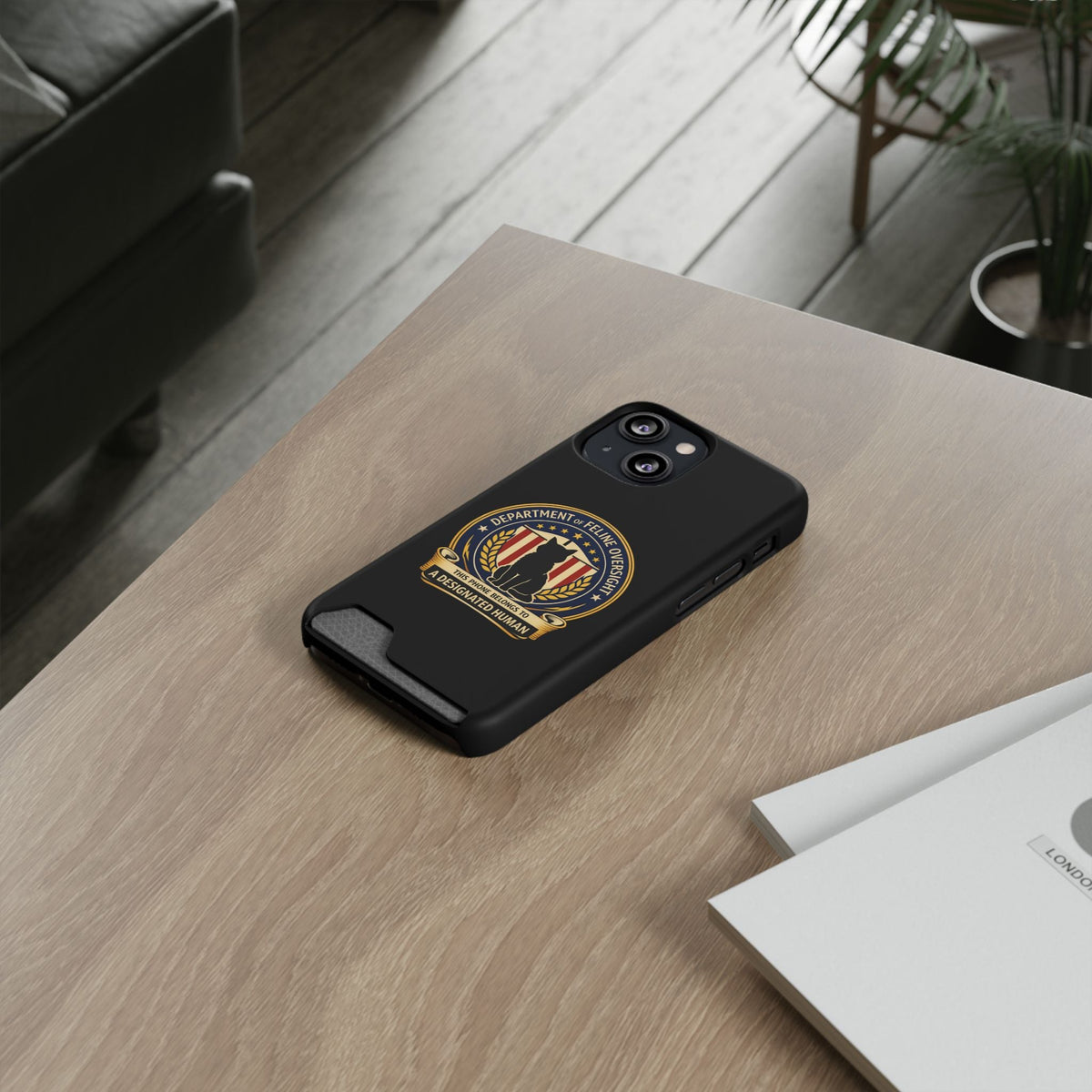 Department of Feline Oversight MagSafe iPhone Case — Designated Human Edition - Cases, Phone - EpiAl's Shop