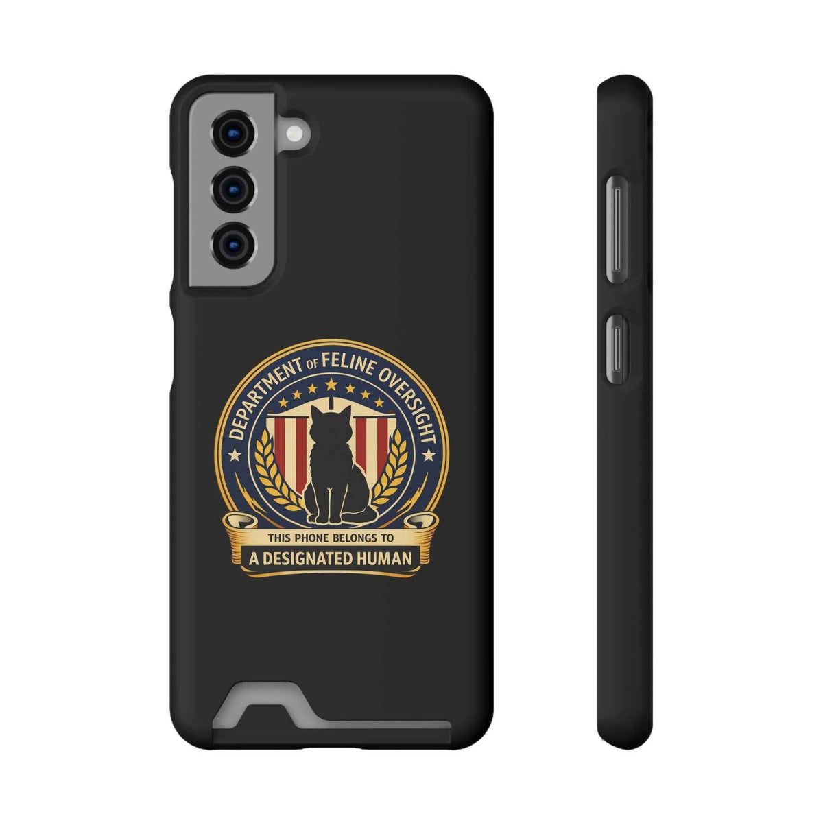 Department of Feline Oversight MagSafe iPhone Case — Designated Human Edition - Cases, Phone - EpiAl's Shop
