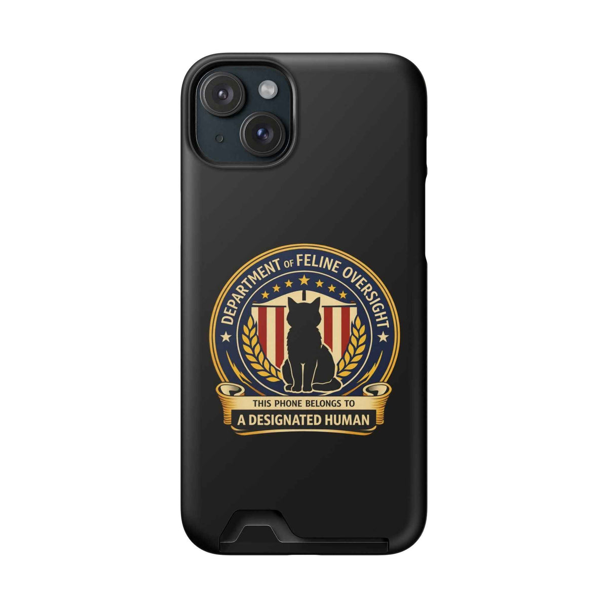 Department of Feline Oversight MagSafe iPhone Case — Designated Human Edition - Cases, Phone - EpiAl's Shop