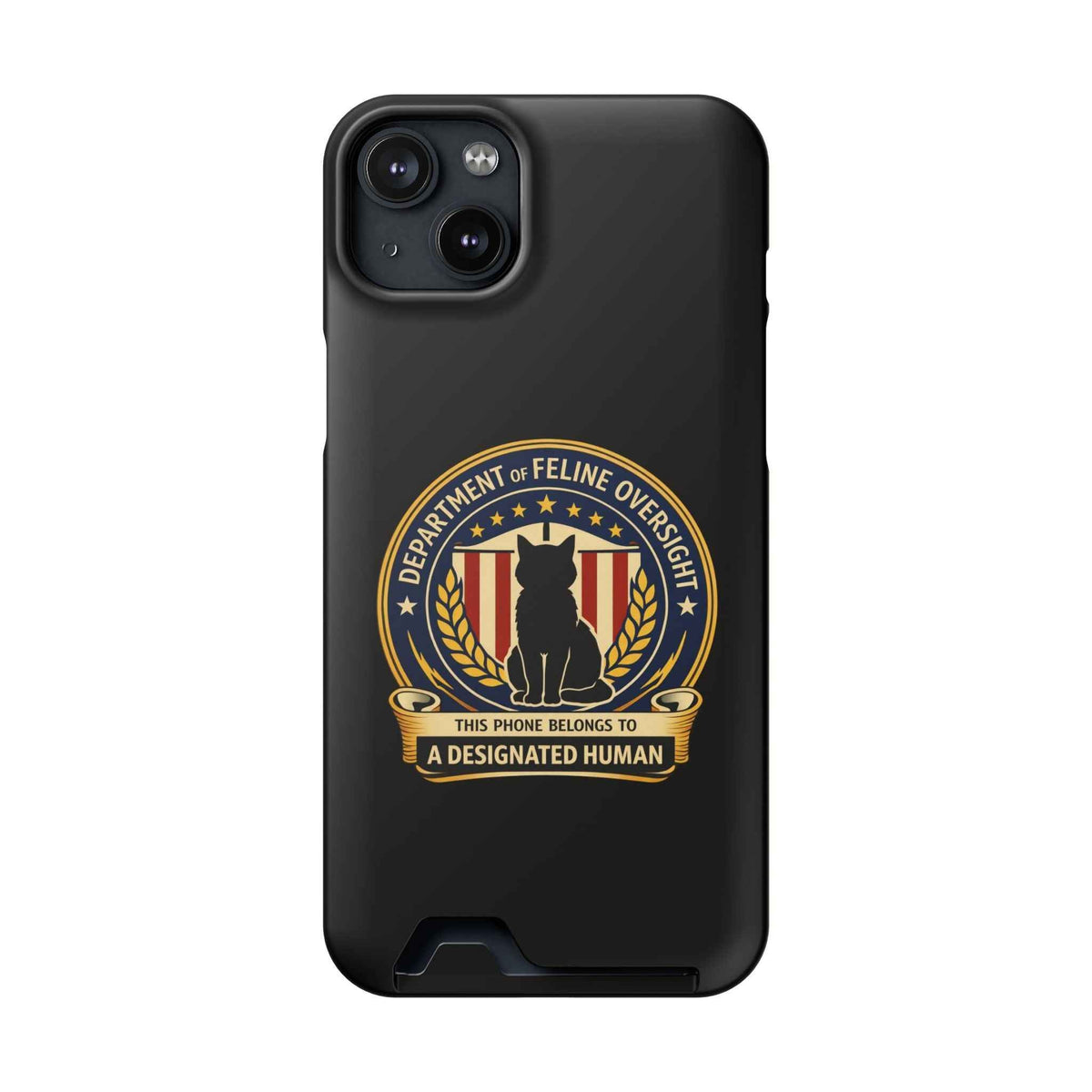 Department of Feline Oversight MagSafe iPhone Case — Designated Human Edition - Cases, Phone - EpiAl's Shop