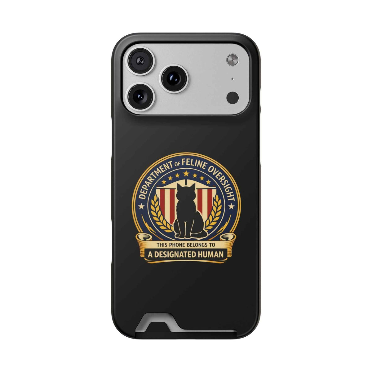 Department of Feline Oversight MagSafe iPhone Case — Designated Human Edition - Cases, Phone - EpiAl's Shop