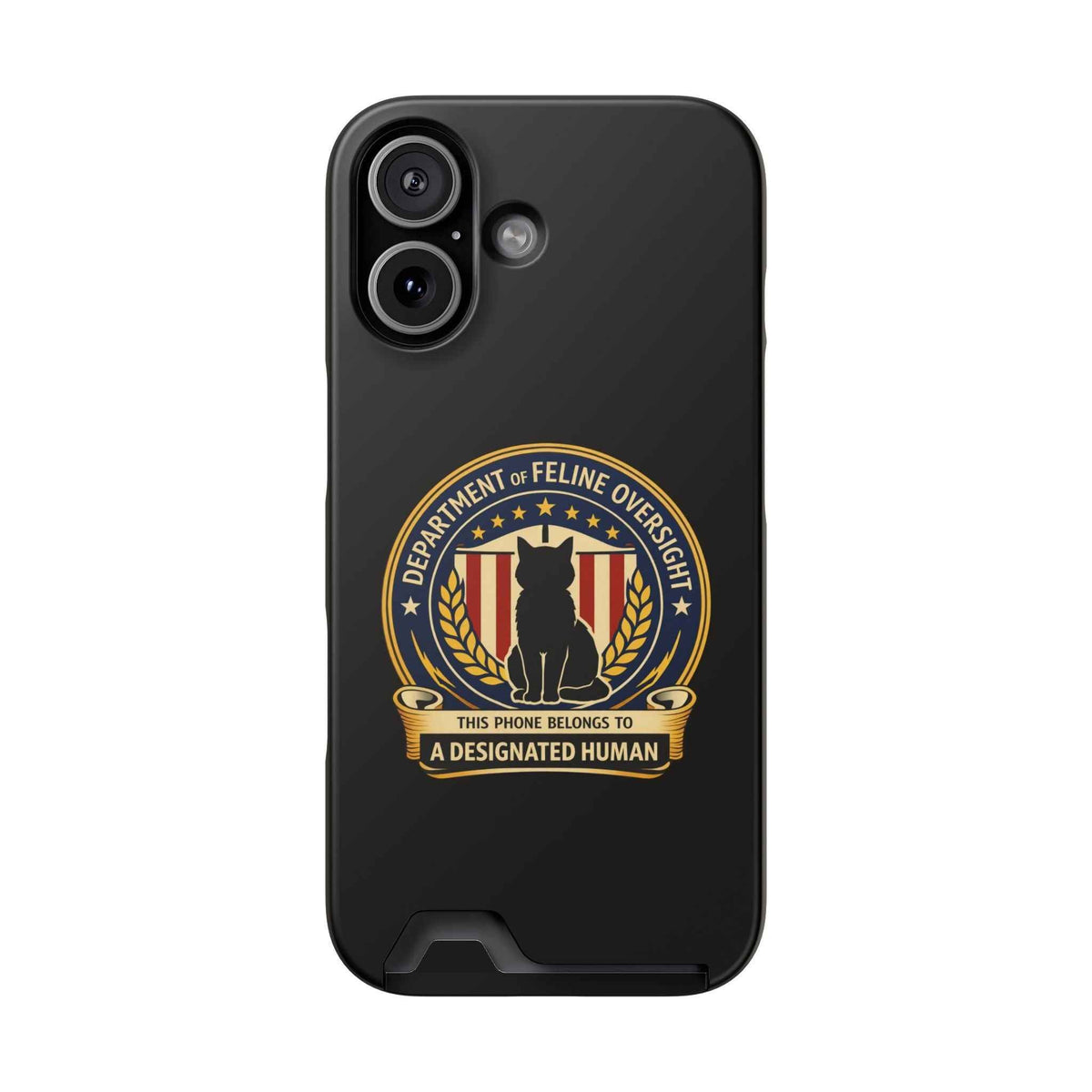 Department of Feline Oversight MagSafe iPhone Case — Designated Human Edition - Cases, Phone - EpiAl's Shop