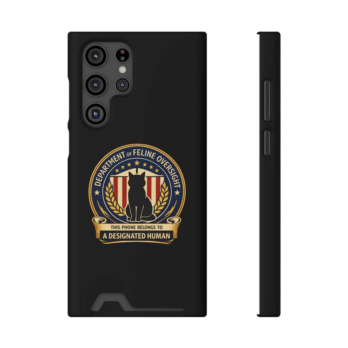 Department of Feline Oversight MagSafe iPhone Case — Designated Human Edition - Cases, Phone - EpiAl's Shop