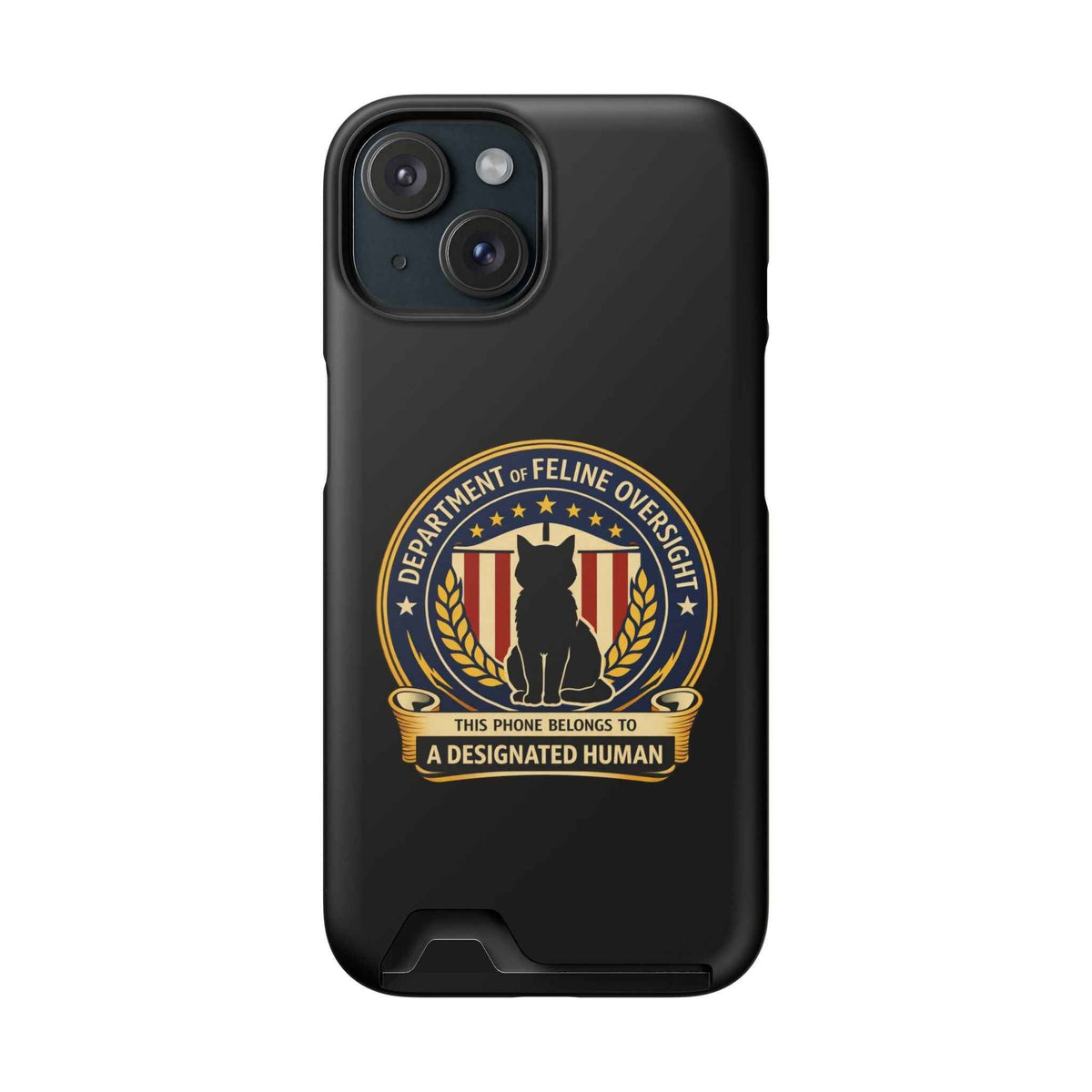 Department of Feline Oversight MagSafe iPhone Case — Designated Human Edition - Cases, Phone - EpiAl's Shop