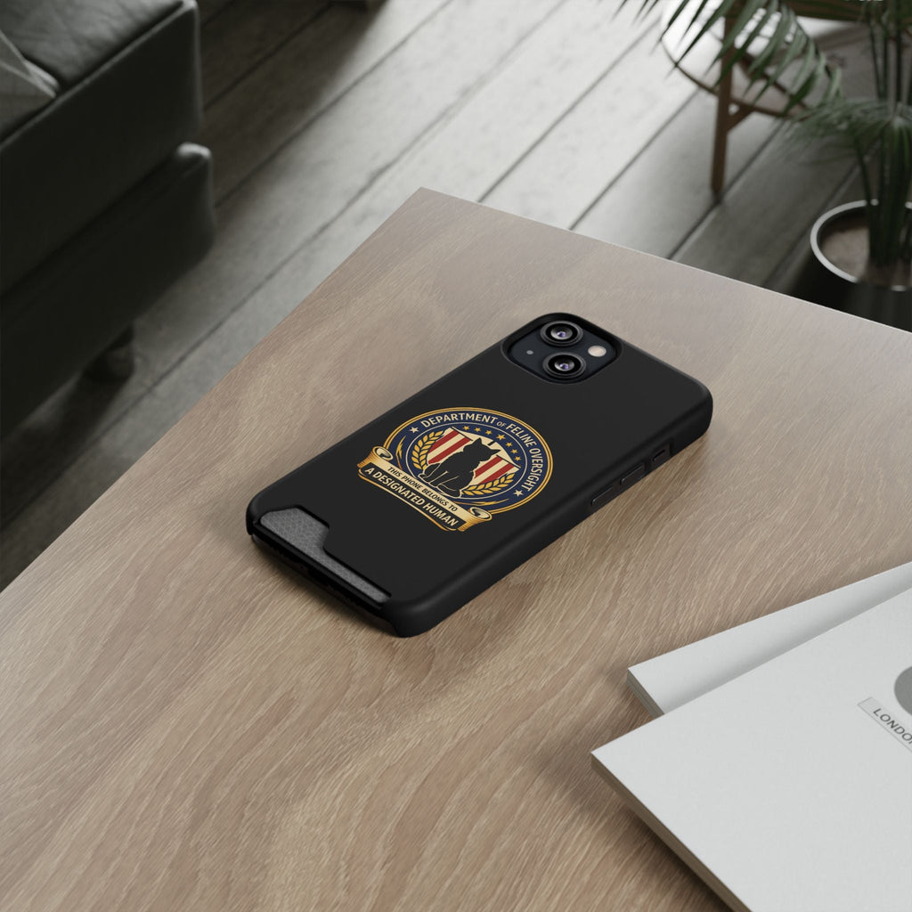 Department of Feline Oversight MagSafe iPhone Case — Designated Human Edition - Cases, Phone - EpiAl's Shop