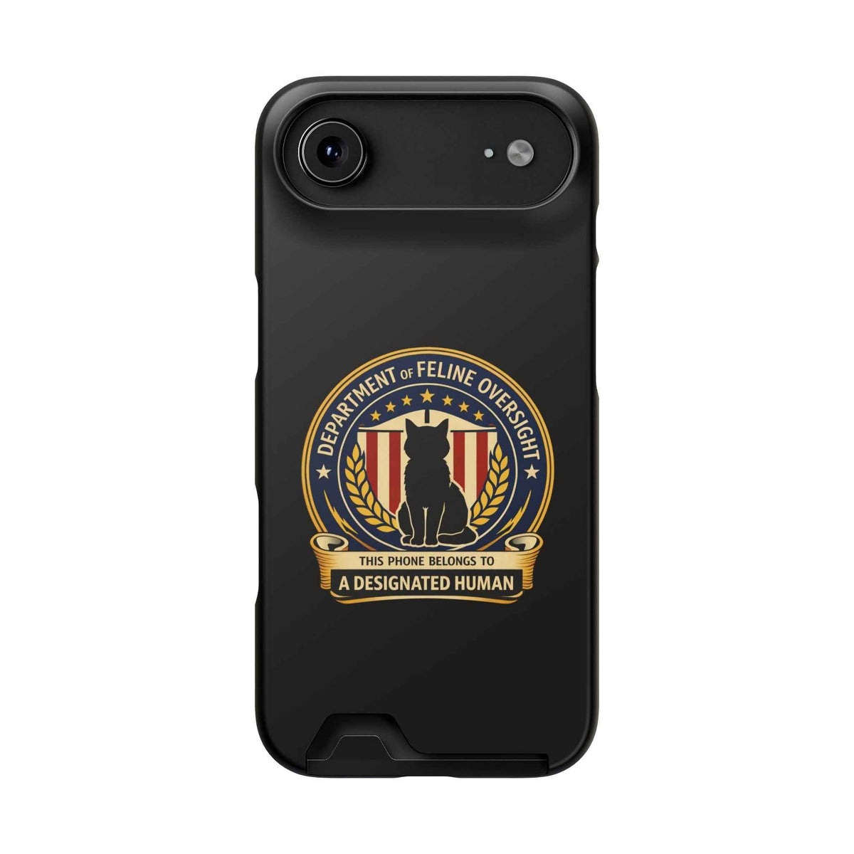 Department of Feline Oversight MagSafe iPhone Case — Designated Human Edition - Cases, Phone - EpiAl's Shop