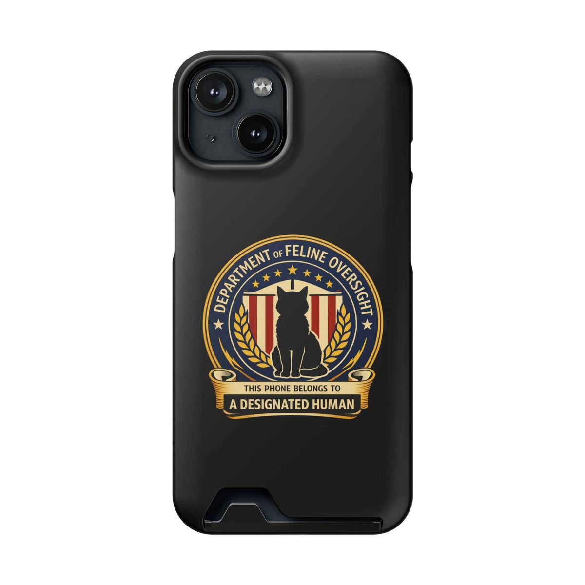 Department of Feline Oversight MagSafe iPhone Case — Designated Human Edition - Cases, Phone - EpiAl's Shop