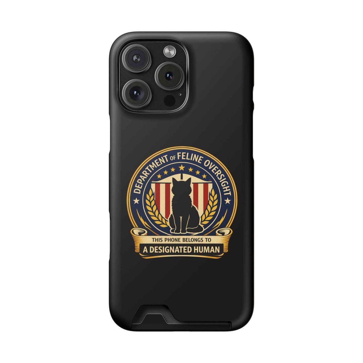 Department of Feline Oversight MagSafe iPhone Case — Designated Human Edition - Cases, Phone - EpiAl's Shop