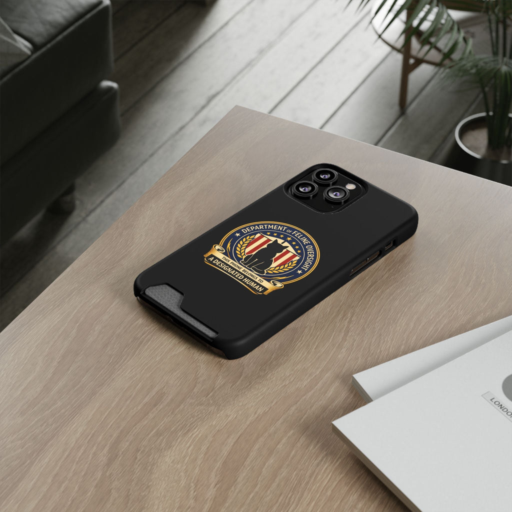 Department of Feline Oversight Samsung Case — Designated Human Edition - Cases, Phone - EpiAl's Shop