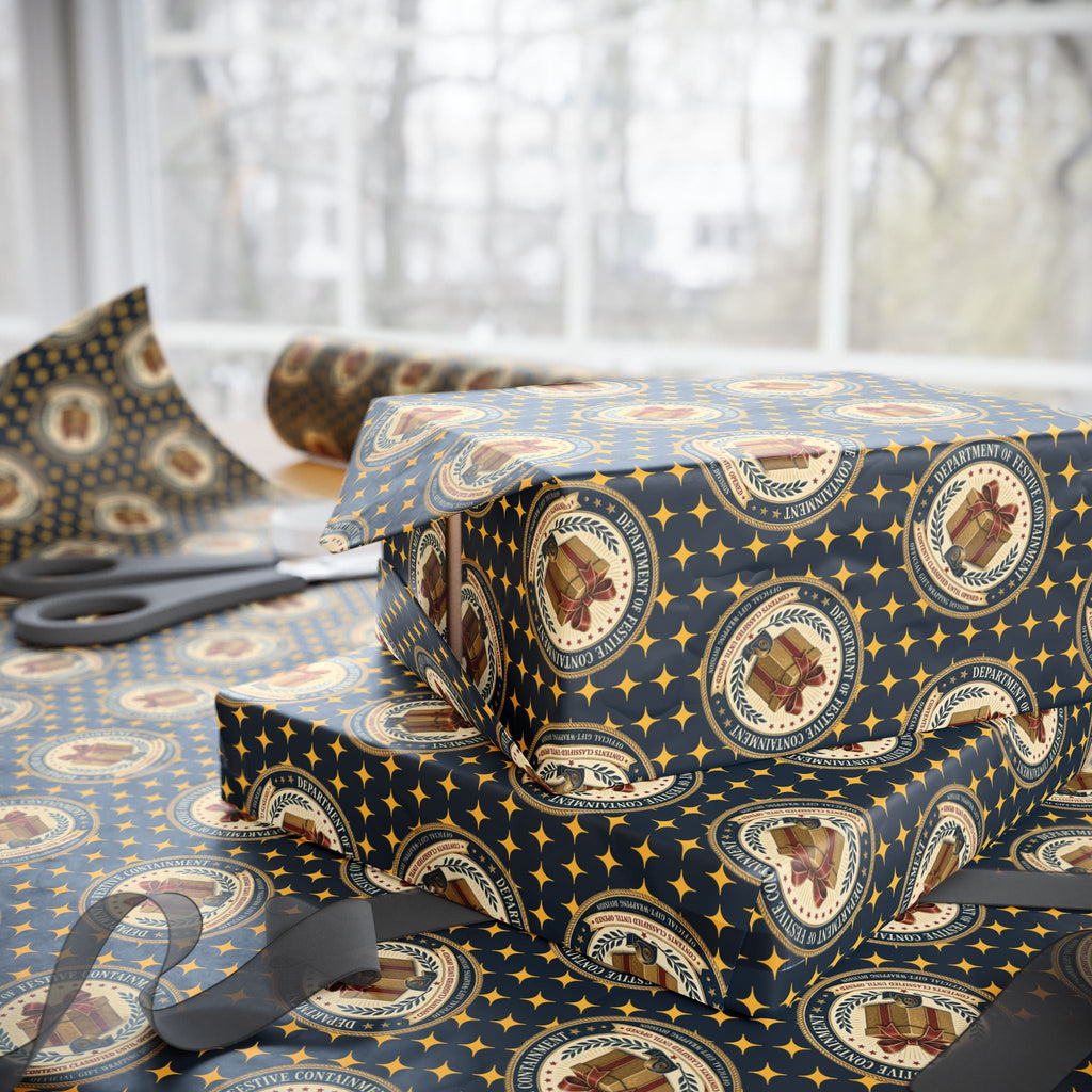 Department of Festive Containment Wrapping Paper Roll - Gift Wrap, Paper - EpiAl's Shop