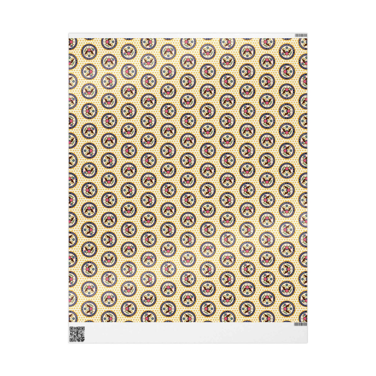 Department of Gift-Giving Wrapping Paper | Faux Government Seal Retro Gift Wrap - Gift Wrap, Paper - EpiAl's Shop