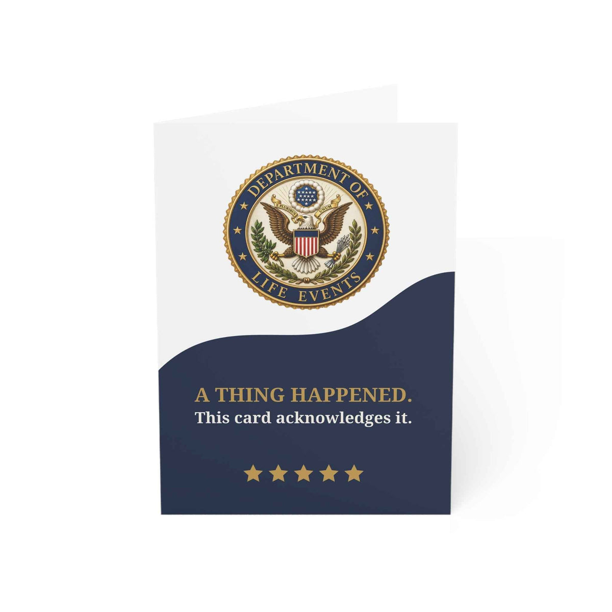 Department of Life Events Greeting Card – Funny All Occasion Card - Paper Products, Greeting Cards - EpiAl's Shop