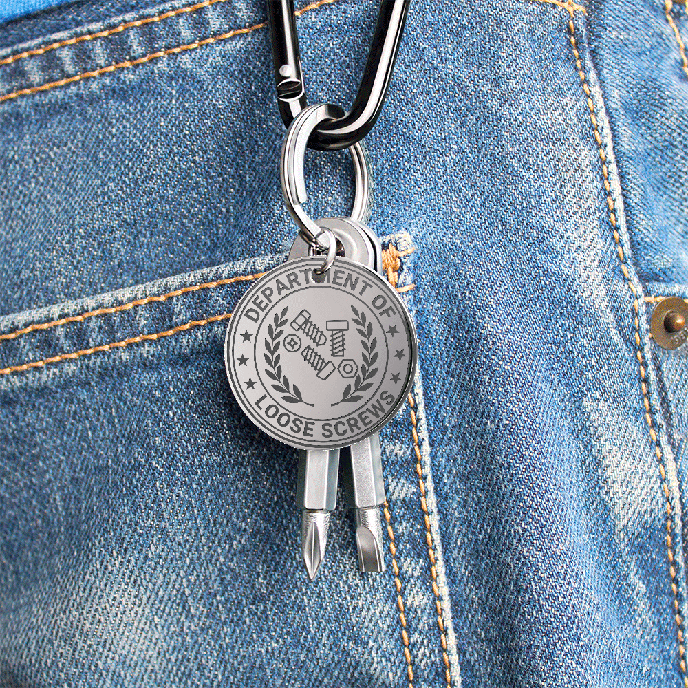 Department of Loose Screws Pocket Screwdriver Keychain - Jewelry, Keychains - EpiAl's Shop