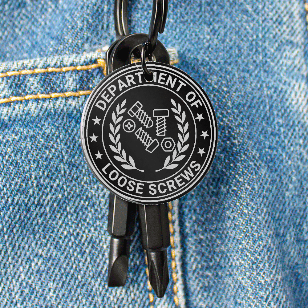 Department of Loose Screws Pocket Screwdriver Keychain - Jewelry, Keychains - EpiAl's Shop