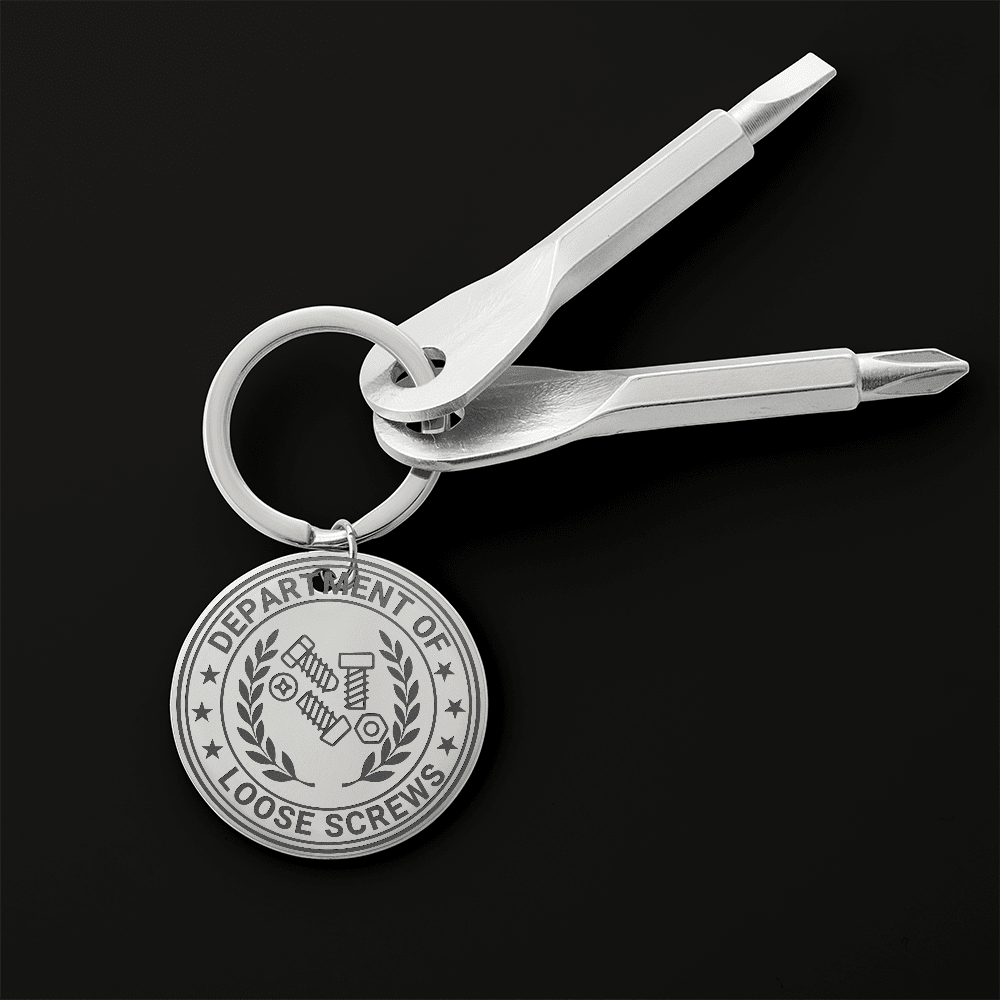 Department of Loose Screws Pocket Screwdriver Keychain - Jewelry, Keychains - EpiAl's Shop