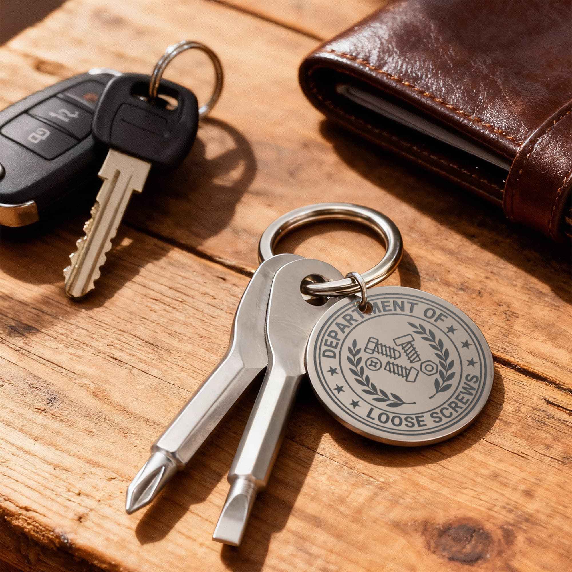 Department of Loose Screws Pocket Screwdriver Keychain - Jewelry, Keychains - EpiAl's Shop