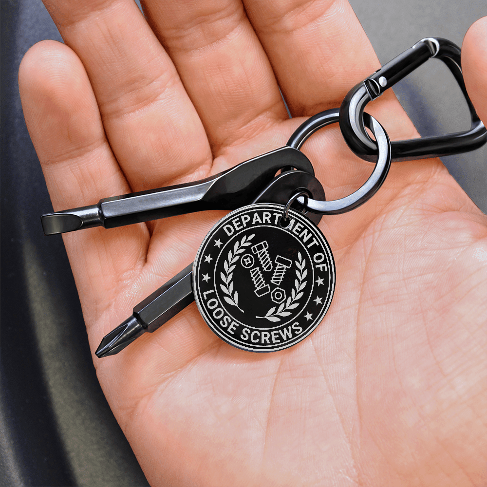 Department of Loose Screws Pocket Screwdriver Keychain - Jewelry, Keychains - EpiAl's Shop