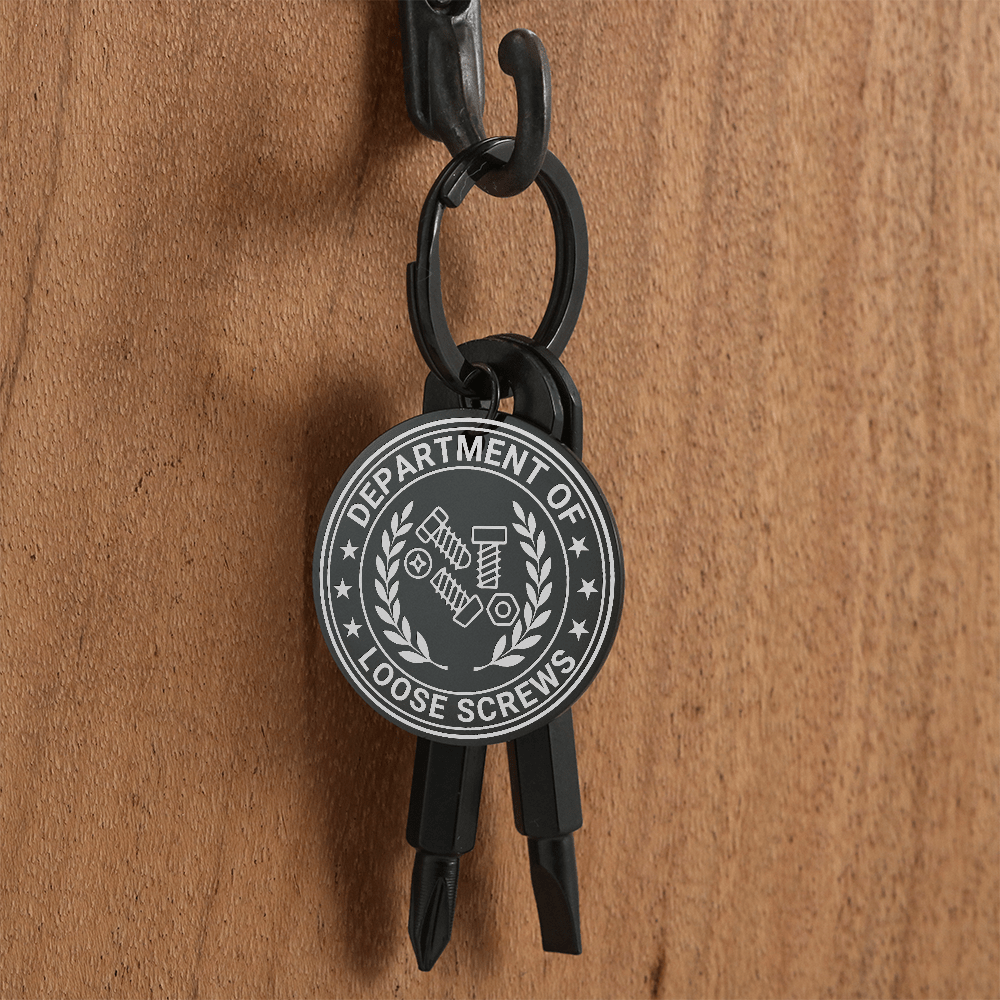 Department of Loose Screws Pocket Screwdriver Keychain - Jewelry, Keychains - EpiAl's Shop