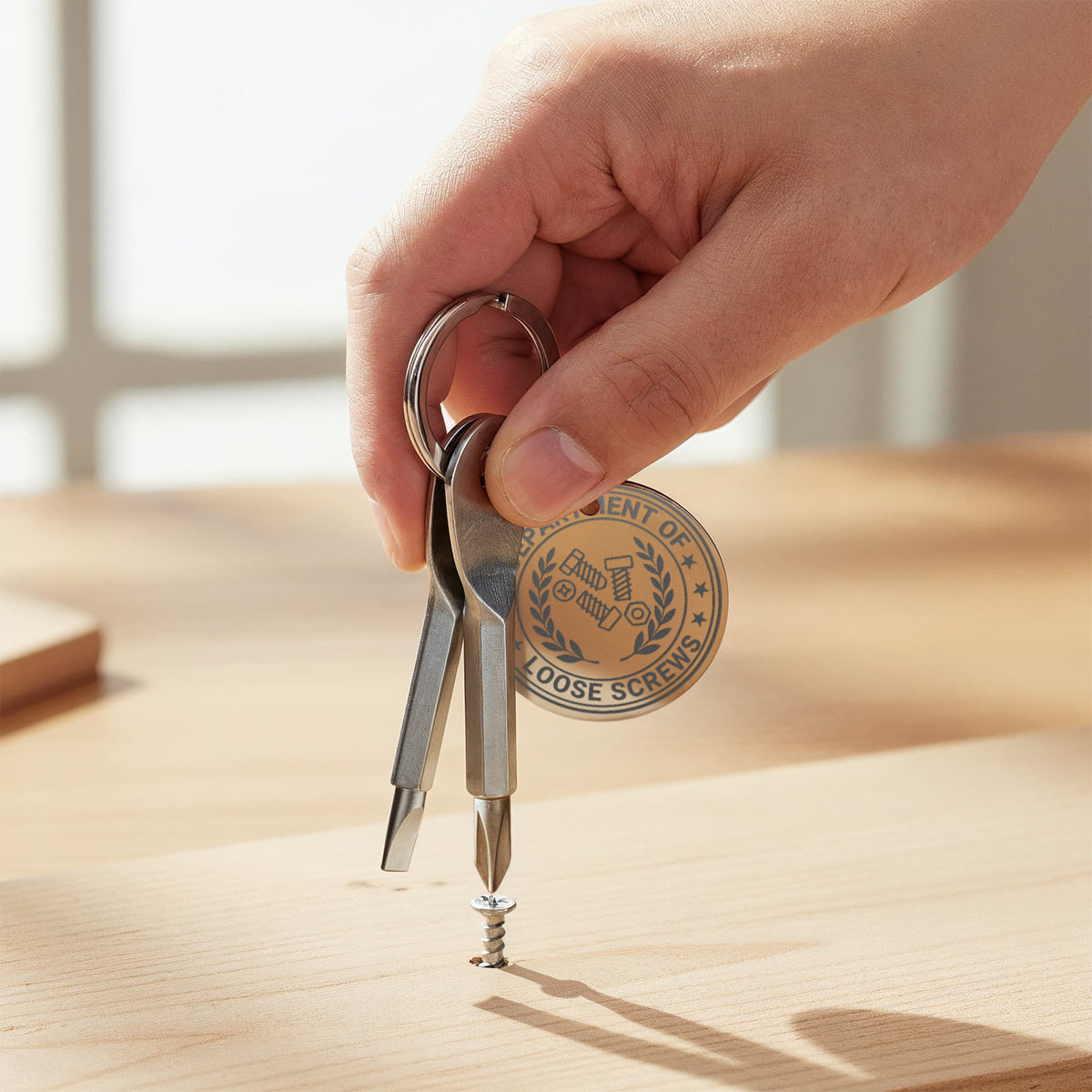 Department of Loose Screws Pocket Screwdriver Keychain - Jewelry, Keychains - EpiAl's Shop