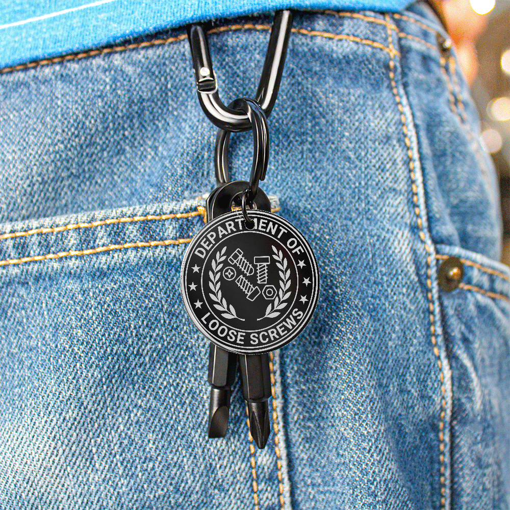 Department of Loose Screws Pocket Screwdriver Keychain - Jewelry, Keychains - EpiAl's Shop