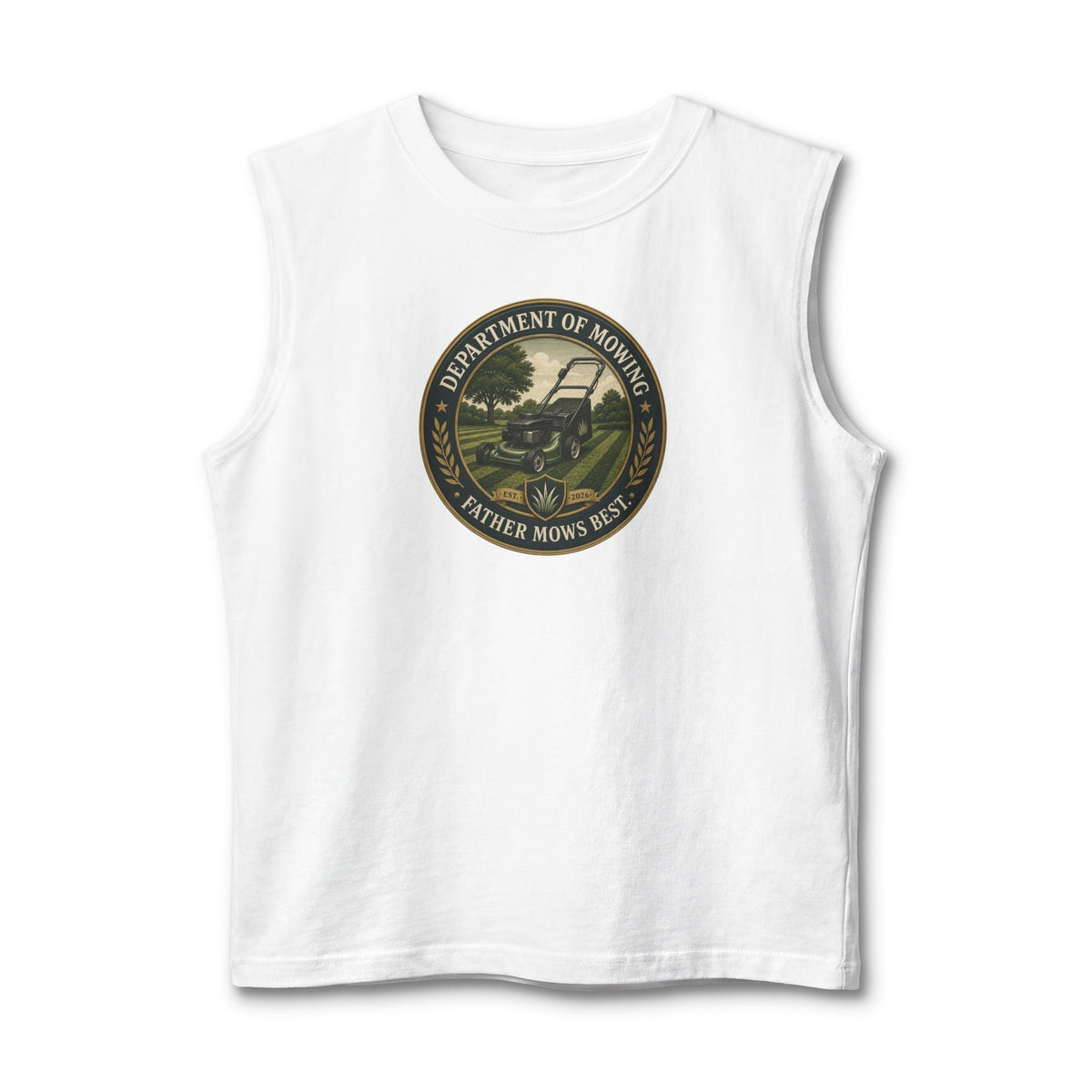 Department of Mowing Muscle Tank - Clothing, Women, T-Shirts, Sleeveless Tanks - EpiAl's Shop