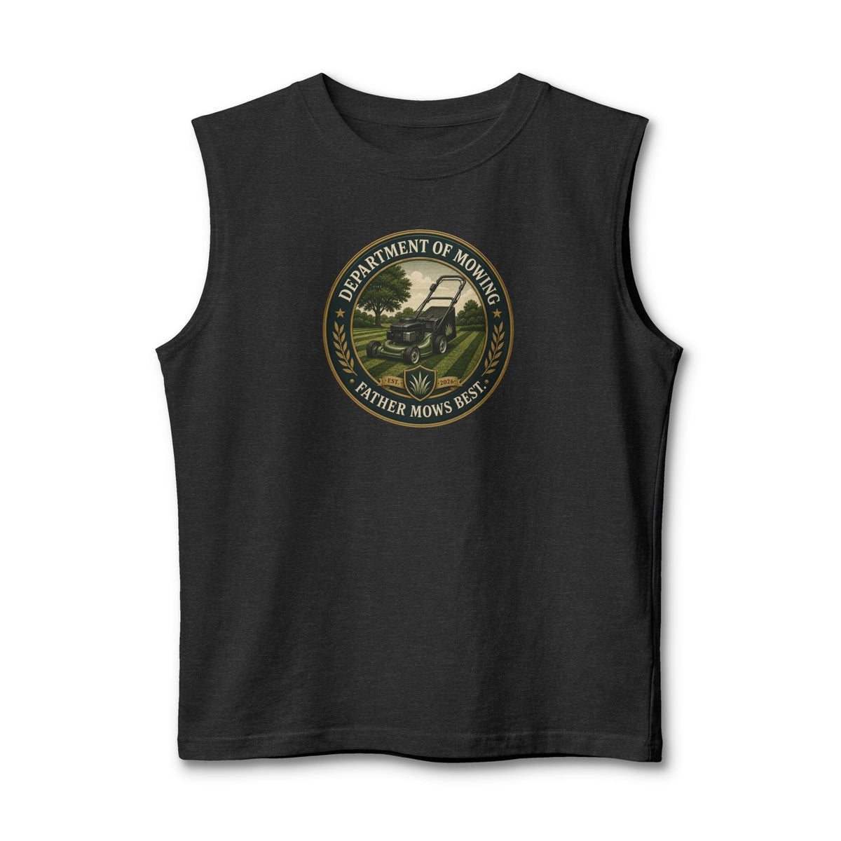 Department of Mowing Muscle Tank - Clothing, Women, T-Shirts, Sleeveless Tanks - EpiAl's Shop