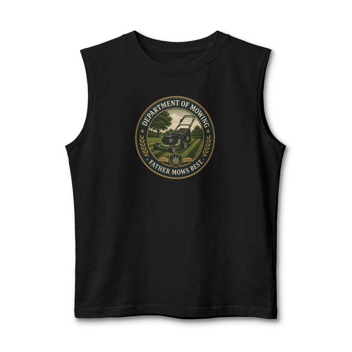 Department of Mowing Muscle Tank - Clothing, Women, T-Shirts, Sleeveless Tanks - EpiAl's Shop