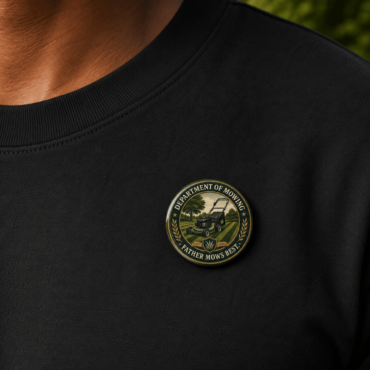 Department of Mowing Pin Button - Buttons, Pinback - EpiAl's Shop