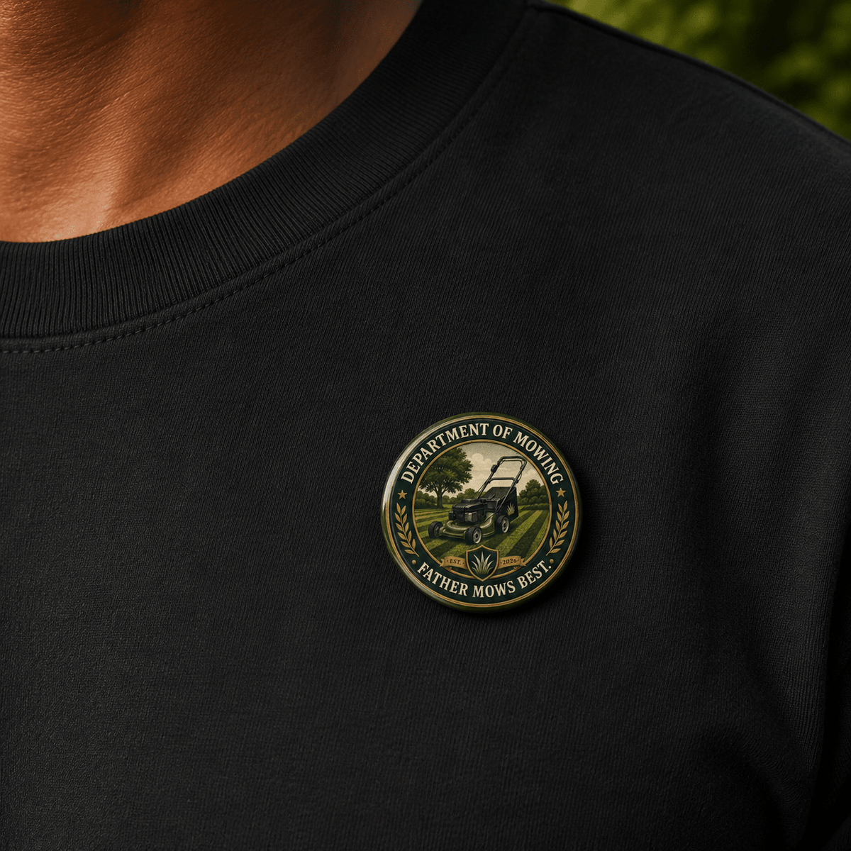 Department of Mowing Pin Button - Buttons, Pinback - EpiAl's Shop