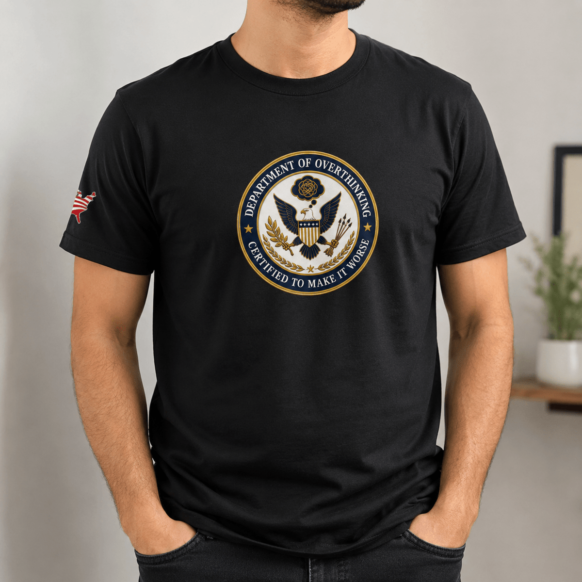 Department of Overthinking Certified to Make It Worse T-Shirt - Clothing, Unisex, T-Shirts - EpiAl's Shop