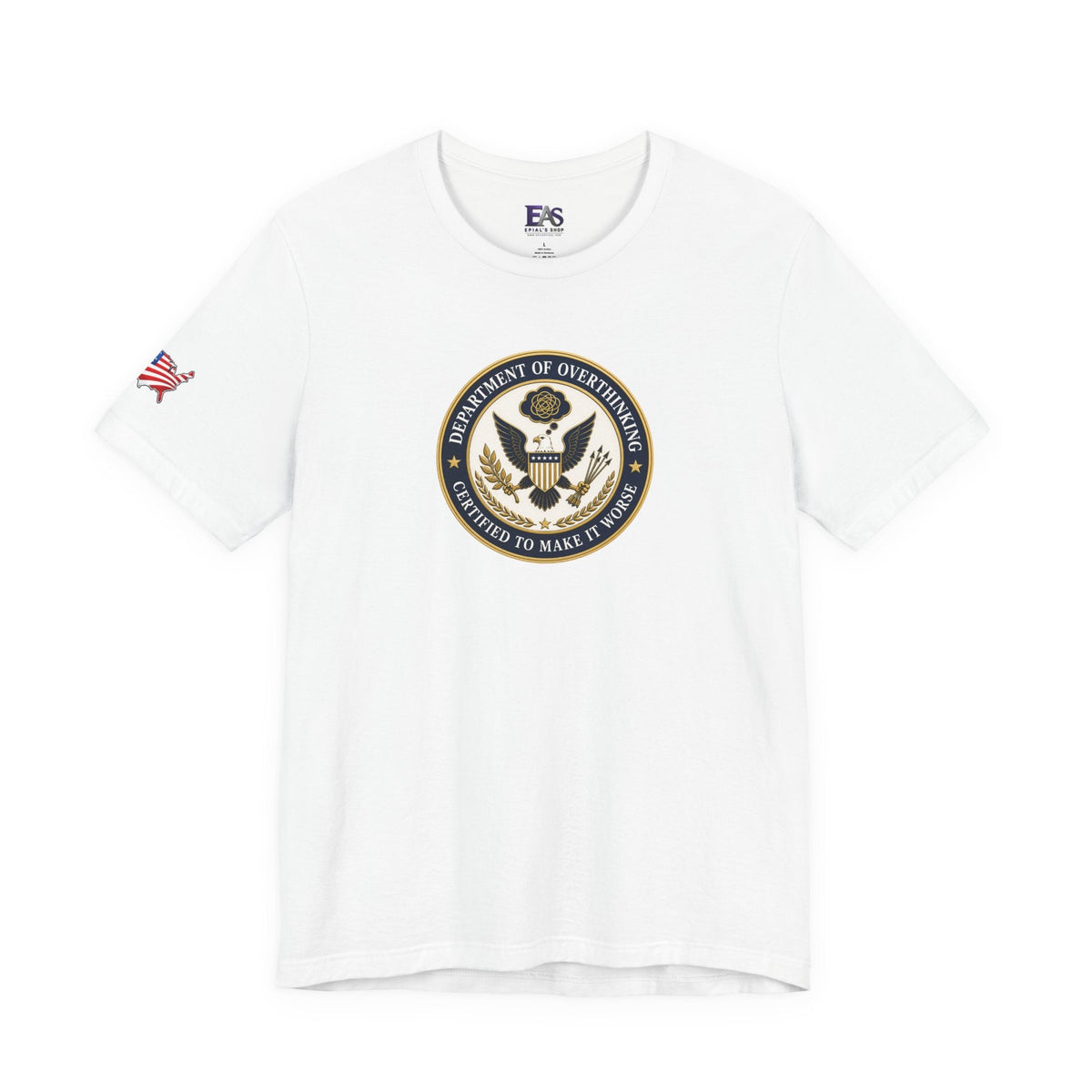 Department of Overthinking Certified to Make It Worse T-Shirt - Clothing, Unisex, T-Shirts - EpiAl's Shop