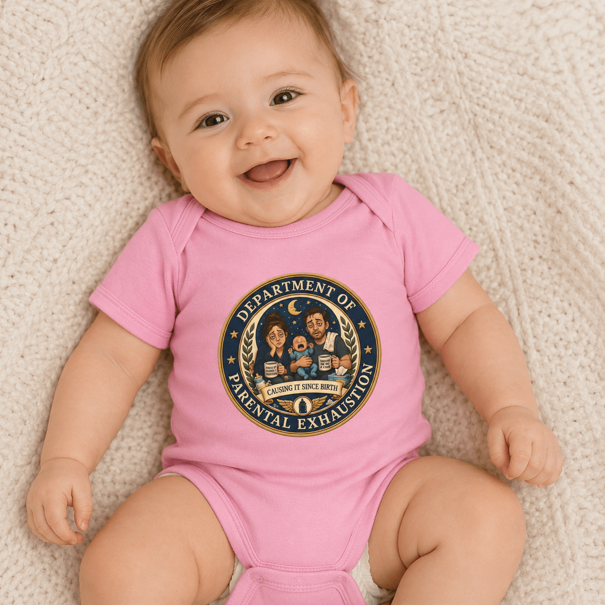 Department of Parental Exhaustion Infant Bodysuit - Clothing, Infant, Unisex, Bodysuit - EpiAl's Shop