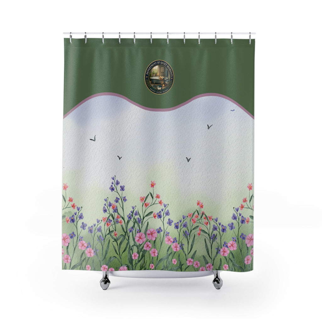 Department of Quiet Moments Botanical Shower Curtain - Decor, Curtains, Shower - EpiAl's Shop