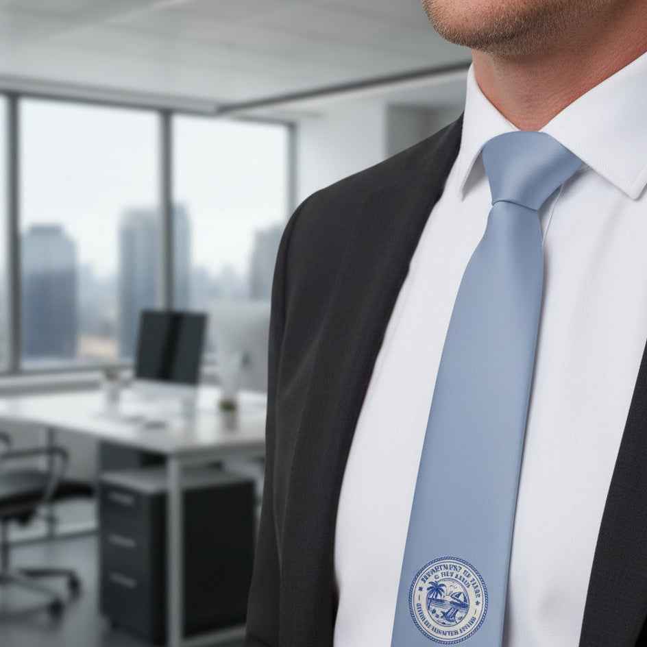 Department of Tanning & Leisure Necktie | Office of Saltwater Affairs Beach Tie - Clothing, Men, Neckties - EpiAl's Shop