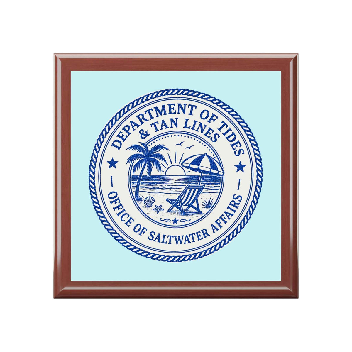 Department of Tides Jewelry Box – Officially Approved Treasure Storage - Decor, Jewelry Boxes - EpiAl's Shop