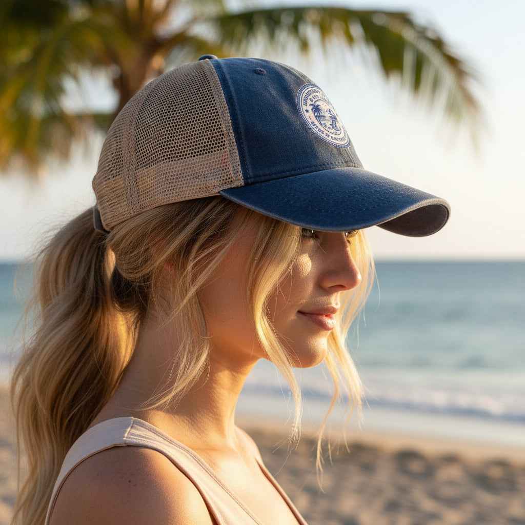 Department of Tides Ponytail Cap | Officially Approved for Wind & Opinions - Hats, Baseball & Trucker - EpiAl's Shop