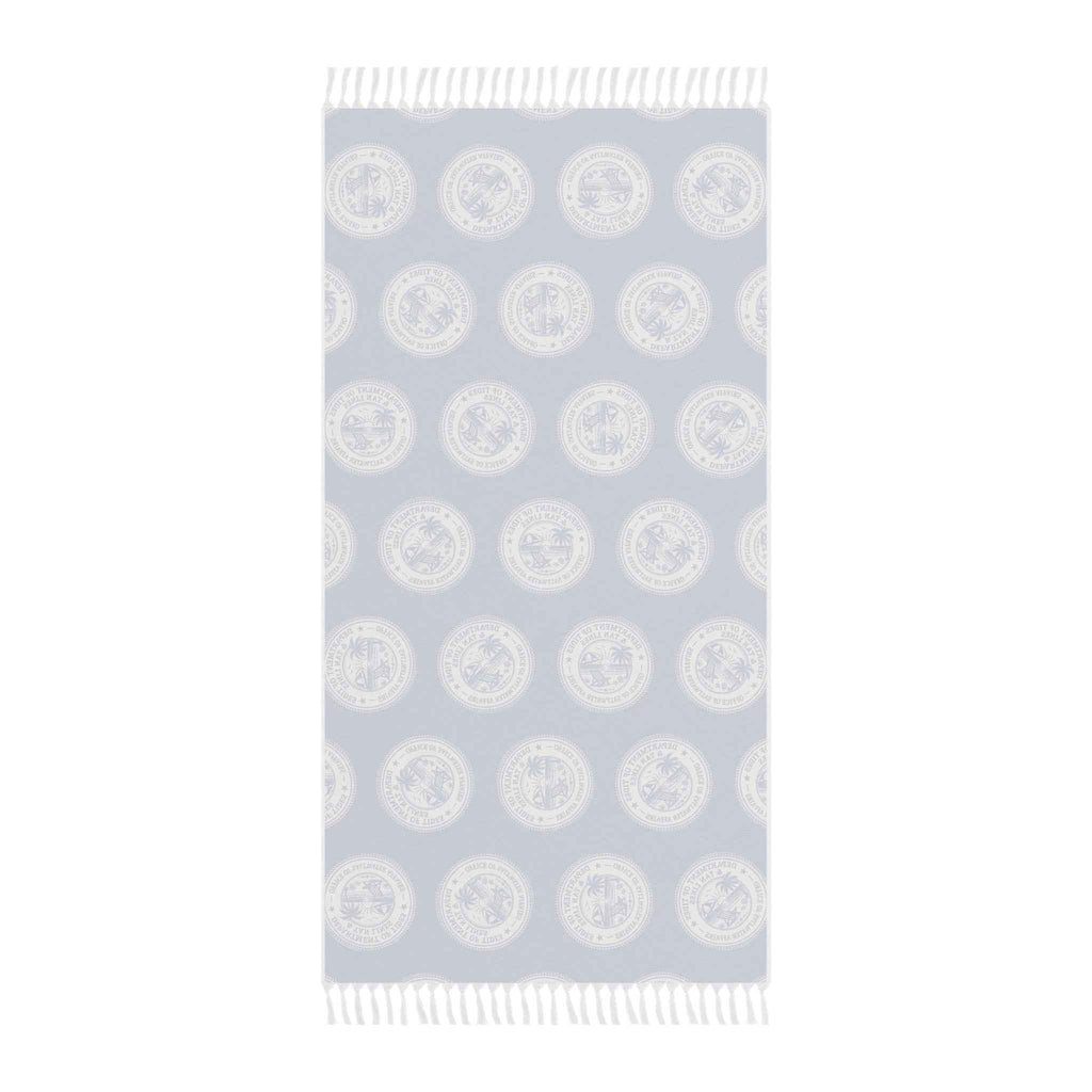 Department of Tides & Tan Lines Beach Blanket – Coastal Seal Boho Towel, Office of Saltwater Affairs - Towels, Beach - EpiAl's Shop