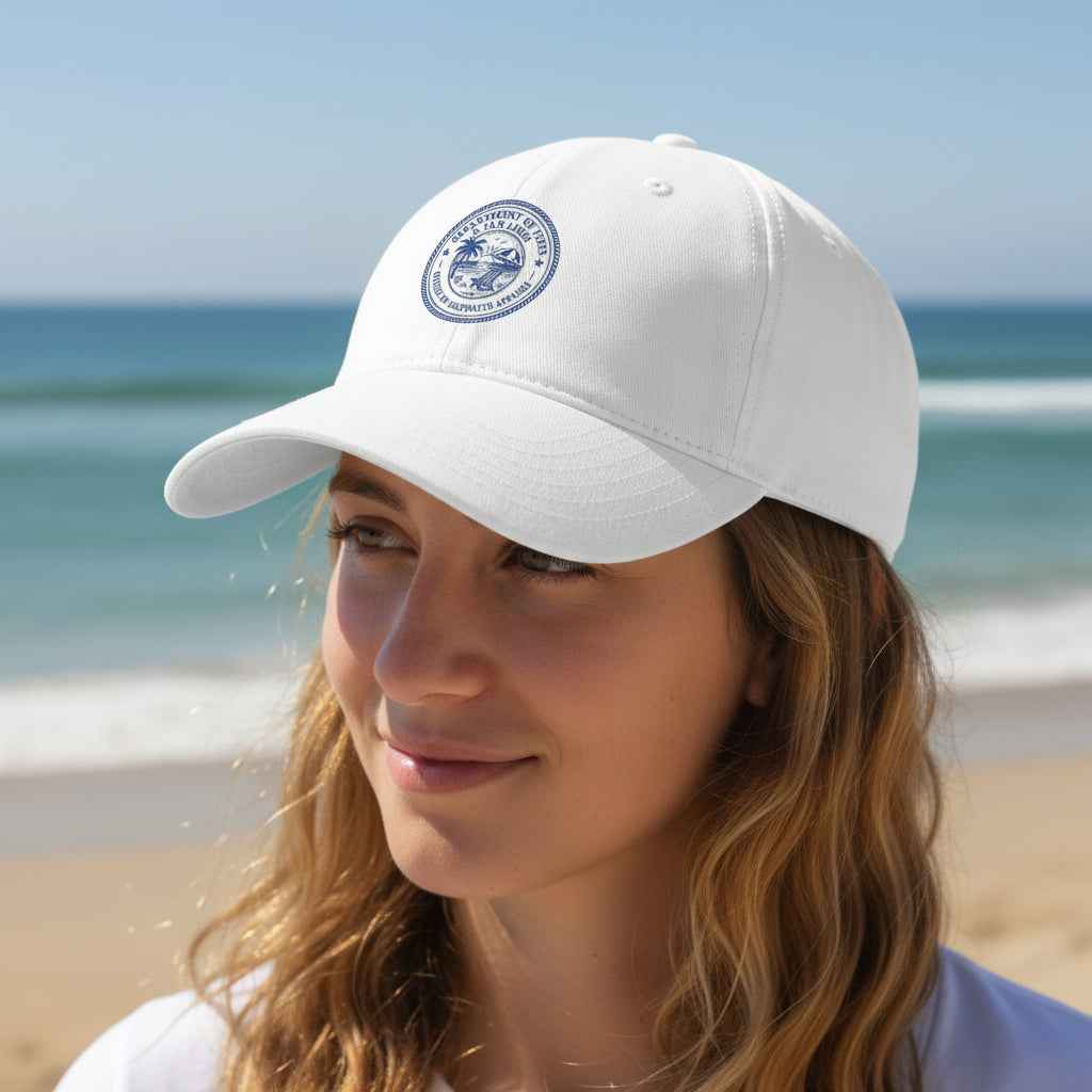 Department of Tides & Tan Lines Dad Cap – Coastal Seal Hat, Office of Saltwater Affairs - Hats, Baseball & Trucker - EpiAl's Shop