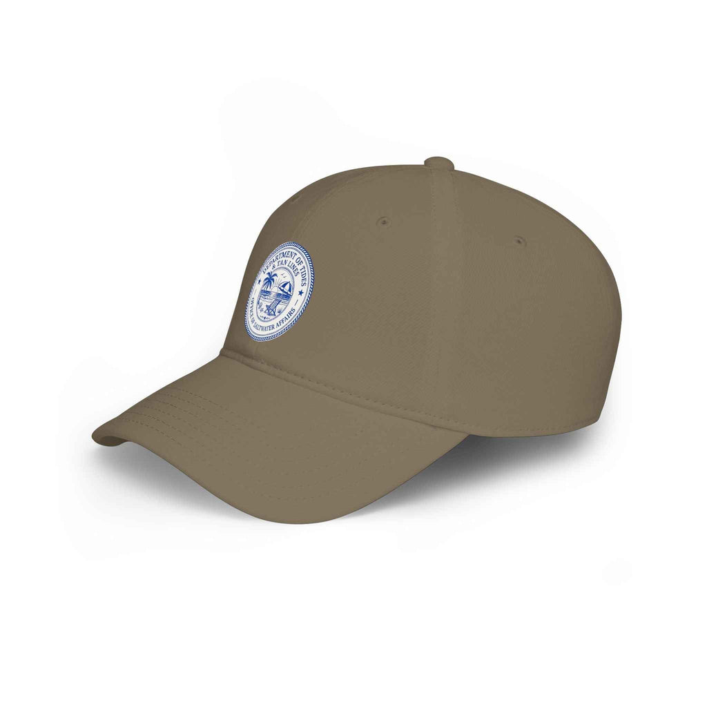 Department of Tides & Tan Lines Dad Cap – Coastal Seal Hat, Office of Saltwater Affairs - Hats, Baseball & Trucker - EpiAl's Shop