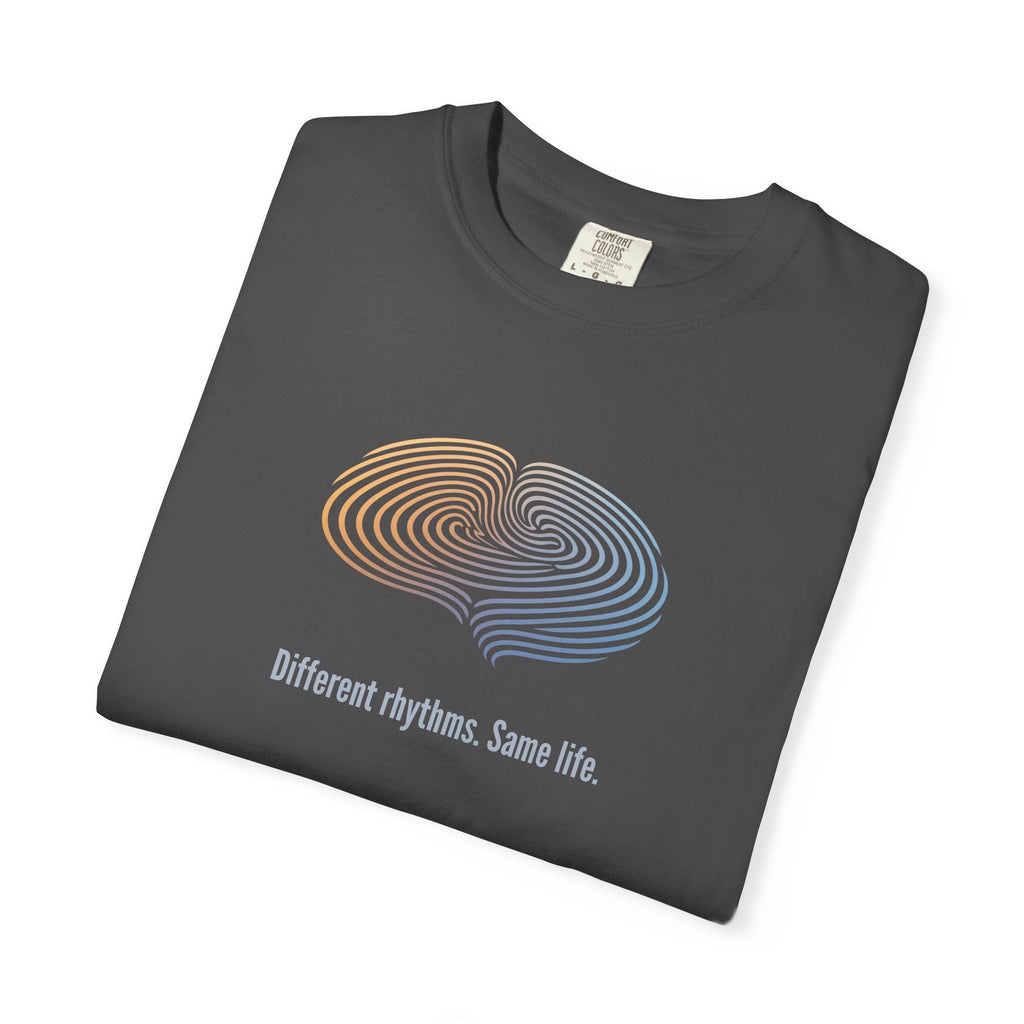 Different Rhythms. Same Life. — Epilepsy Awareness Unisex T-Shirt - Clothing, Unisex, T-Shirts - EpiAl's Shop