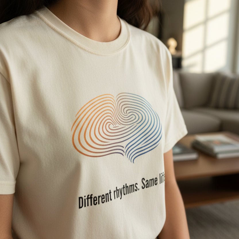Different Rhythms. Same Life. — Epilepsy Awareness Unisex T-Shirt - Clothing, Unisex, T-Shirts - EpiAl's Shop