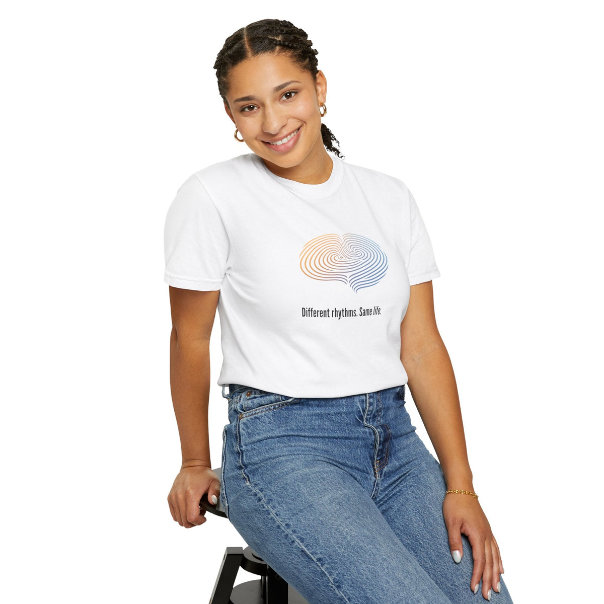 Different Rhythms. Same Life. — Epilepsy Awareness Unisex T-Shirt - Clothing, Unisex, T-Shirts - EpiAl's Shop