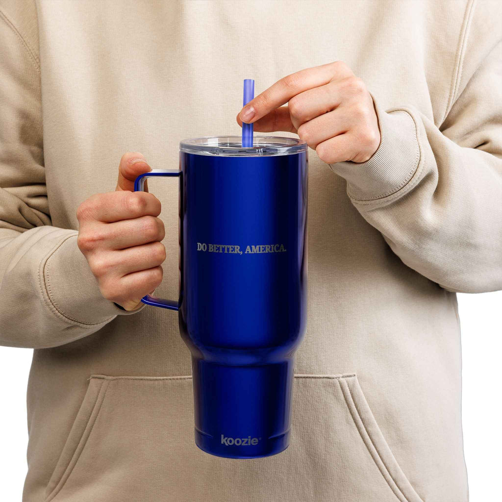 Do Better, America 40oz Insulated Tumbler – Engraved Travel Mug with Handle - Drinkware, Tumblers & Travel Mugs - EpiAl's Shop