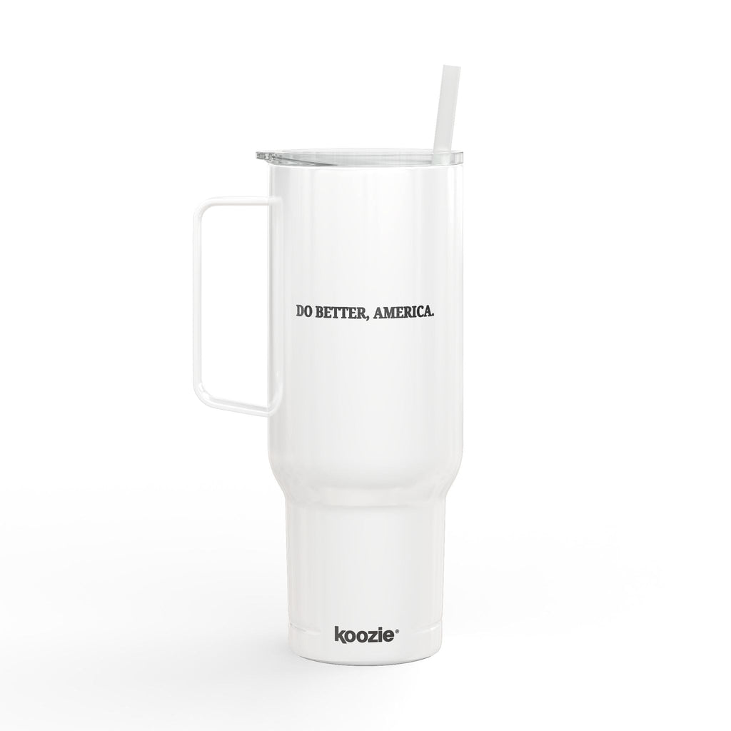 Do Better, America 40oz Insulated Tumbler – Engraved Travel Mug with Handle - Drinkware, Tumblers & Travel Mugs - EpiAl's Shop